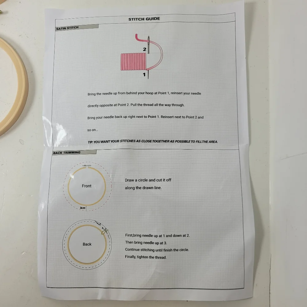 Halloween Embroidery DIY Kit with Hoops - Picture 10 of 16